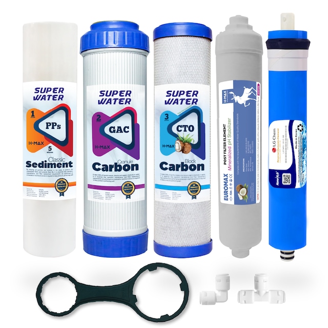 Tüm Açık Kasa Su Arıtma Cihazlarına Uyumlu 5'li Filtre Seti