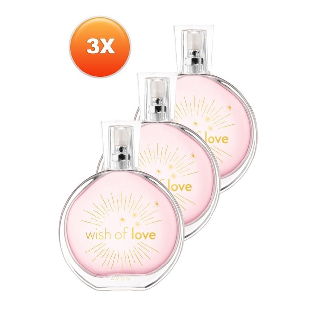 Avon Wish of Love Kadın Parfüm EDT 50 ML x 3