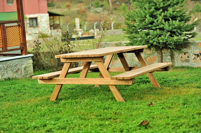 ALAÇAM MOBİLYA Piknik Masası 8 Kişilik Kahverengi