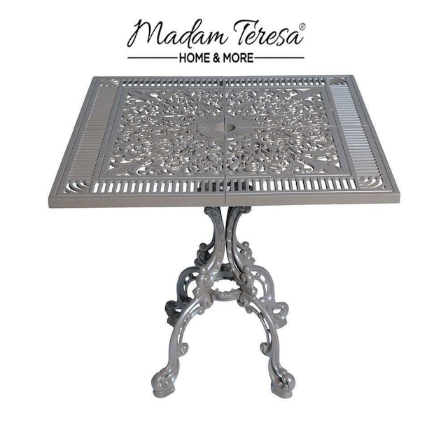 75×75 Alüminyum Döküm Kare Masa