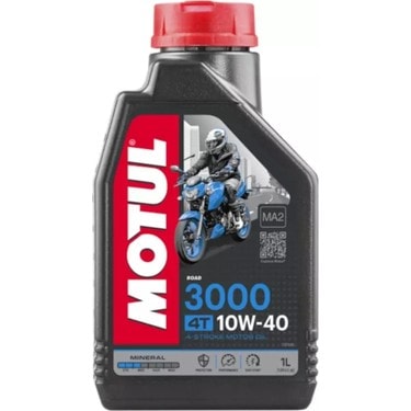 Motul 3000 10W-40 4T 1 Lt Motosiklet Motor Yağı (Ü.T.01.22)