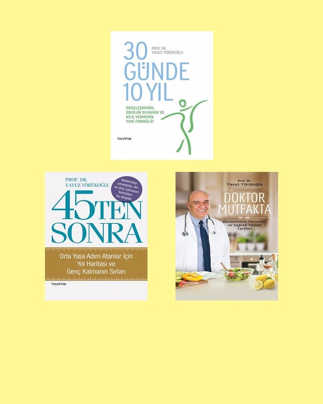 Prof. Dr. Yavuz Yörükoğlu 3'lü Kitap Seti / 30 Günde 10 Yıl - Dok