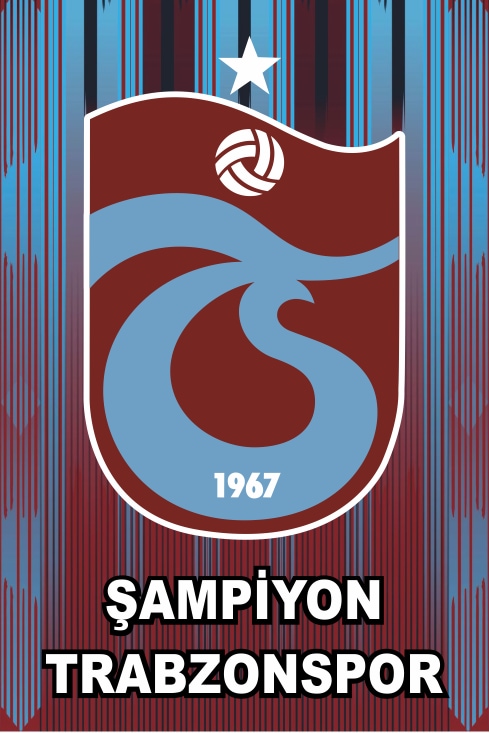 Trabzonspor Bayrağı - KEŞAN DESEN -ŞAL DESEN ŞAMPİYON TRABZONSPOR