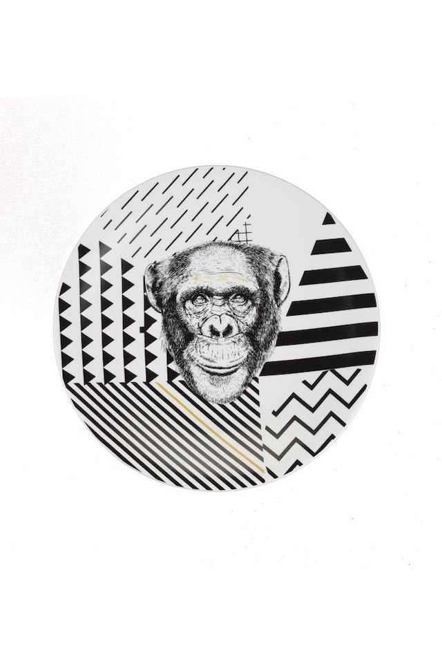 Kütahya Porselen Majestic Monkey 27 cm Servis Tabağı