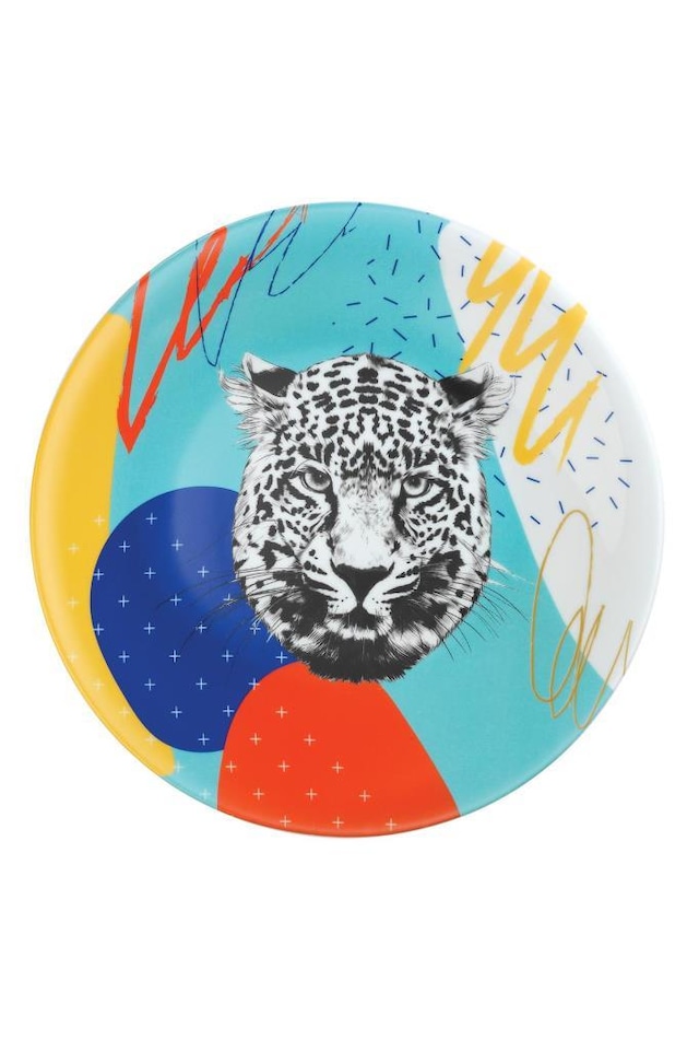 Kütahya Porselen Madagaskar Leopard 27 cm Servis Tabağı