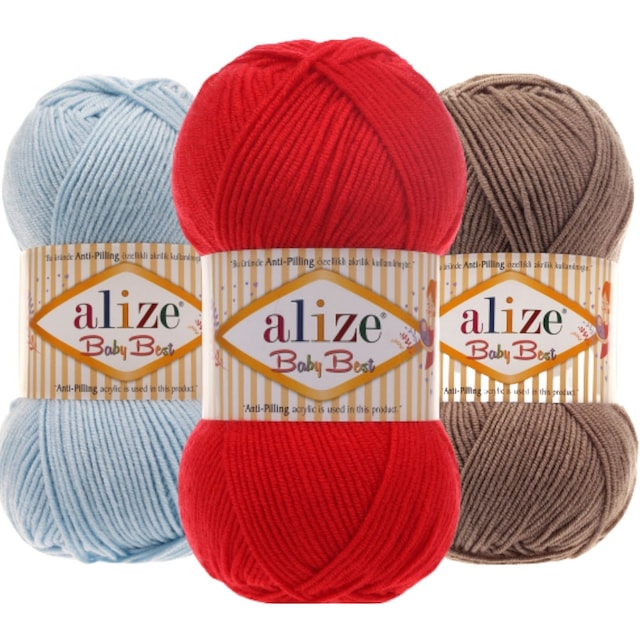Alize Baby Best Anti-Pilling El Örgü İpi (26 Renk ) İplik Yün
