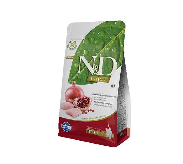 N&D Kitten Tahılsız Tavuklu ve Narlı Yavru Kedi Maması 10 KG