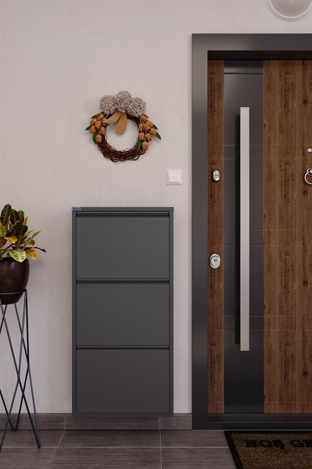 Ceha Antibakteriyel 3'lü Metal Ayakkabılık - Antrasit