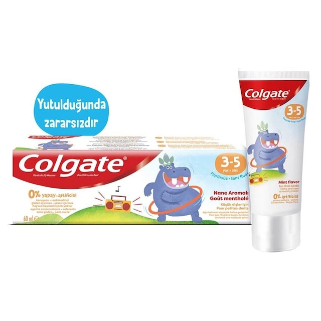 Colgate 3 - 5 Yaş Nane Aromalı Çocuk Diş Macunu 60 ML