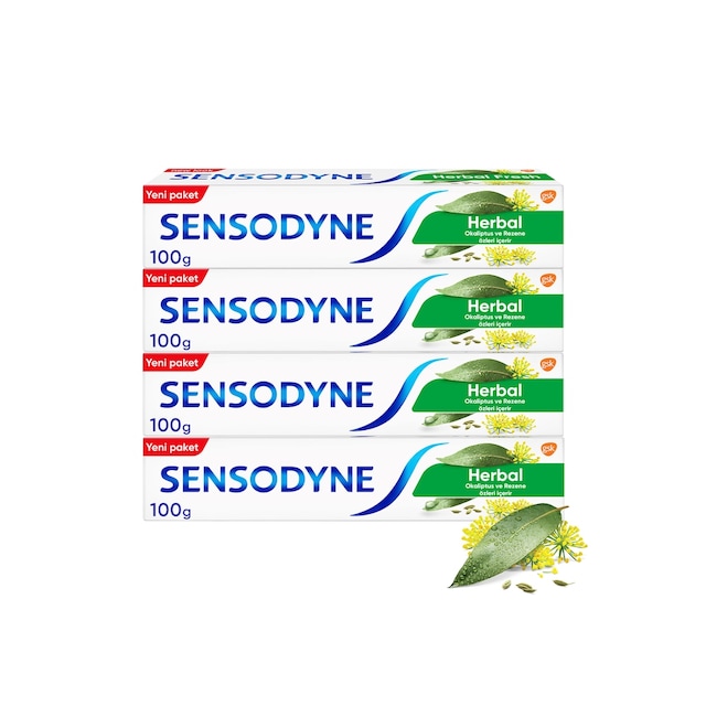 Sensodyne Herbal Diş Macunu 100 G x 4