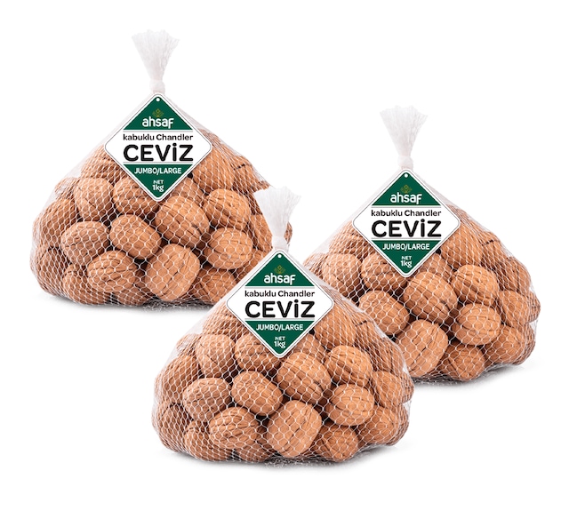 Ahsaf Kabuklu Ceviz 3 x 1 KG