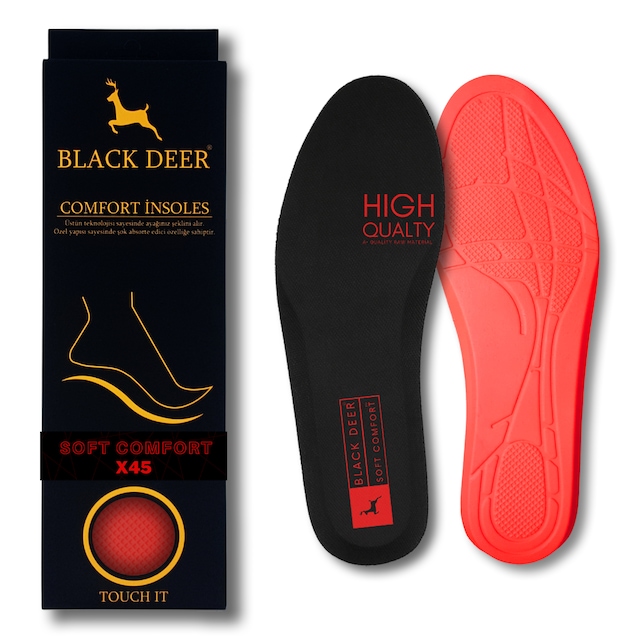 Black Deer Hyper Boost X45 Soft Comfort Ortopedik Tabanlık