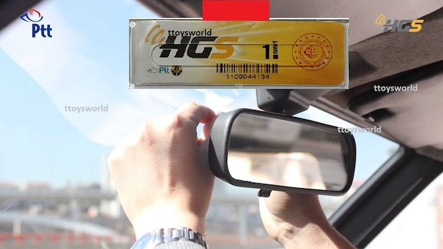 2 ADET HGS ETİKET APARATI ((10.25CM) 3.3  en YENİ HGS LERE UYUMLU