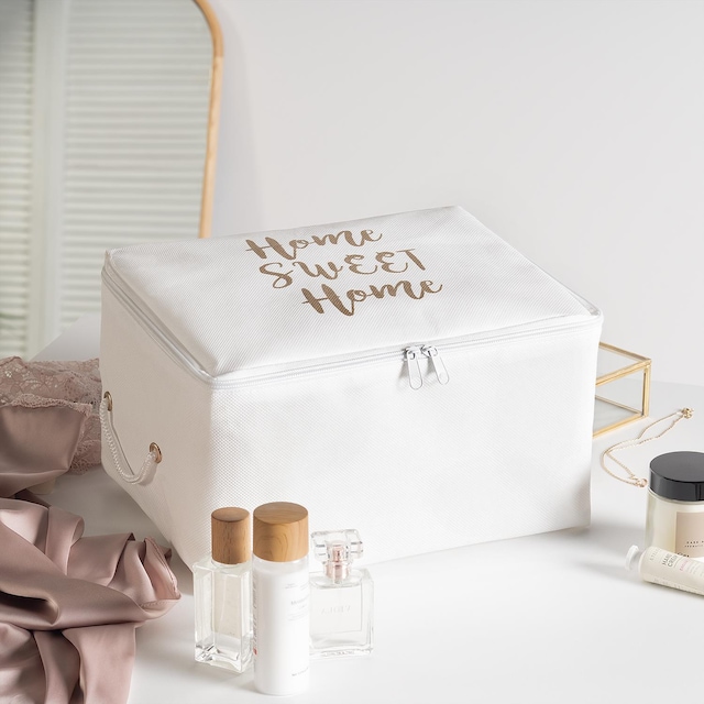 Ocean Home Küçük Boy Beyaz Renk,Baskılı Hurc// 30x22x18