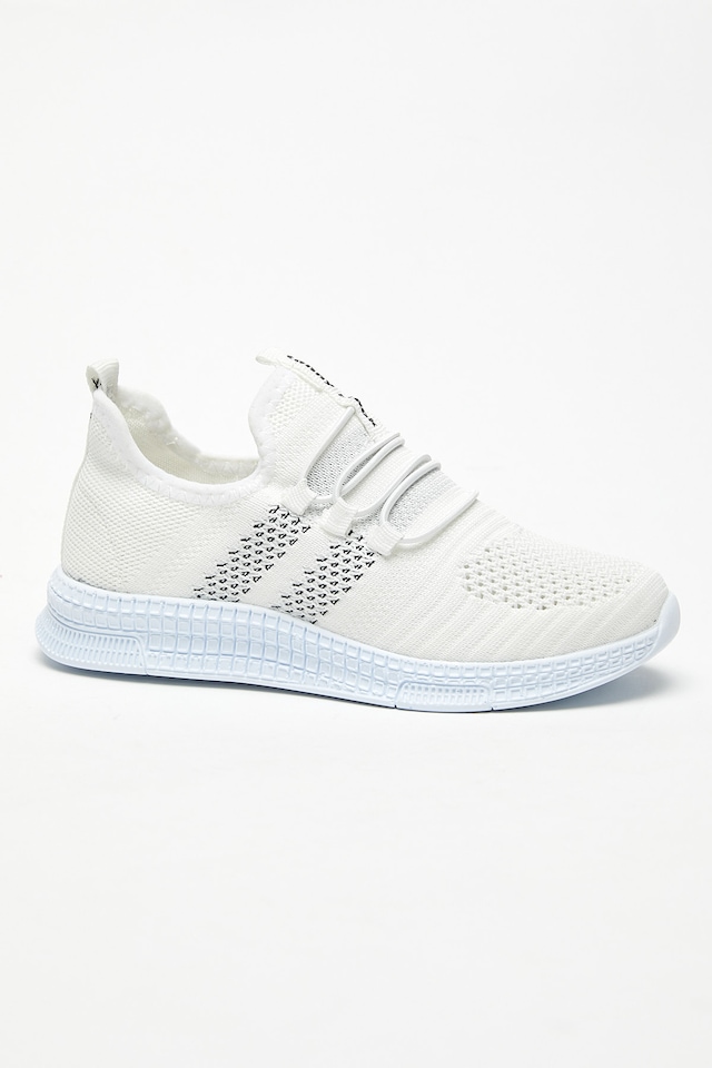 Spor Ayakkabı Tbıd Beyaz Siyah File