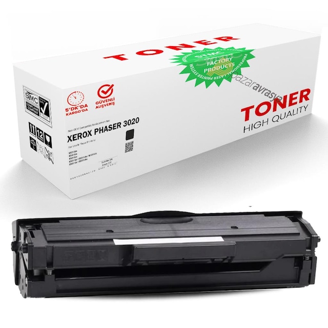 Xerox Phaser 3025 3020 Muadil Toner /WB/Xerox 3020