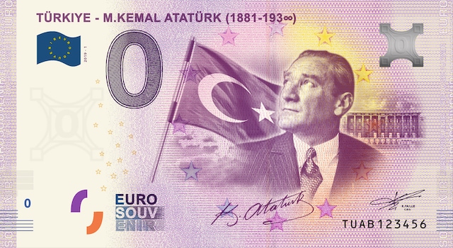 0 Euro Hatıra ve Koleksiyon Parası - Atatürk 2019 (SIFIR ÜRÜN)