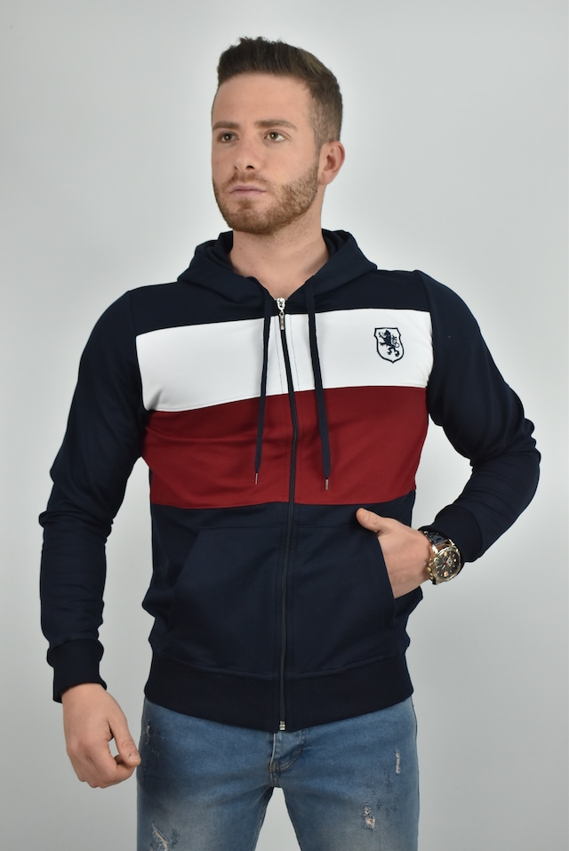 ZİDAN 1897 DAR KESİM FERMUARLI ERKEK SWEATSHIRT