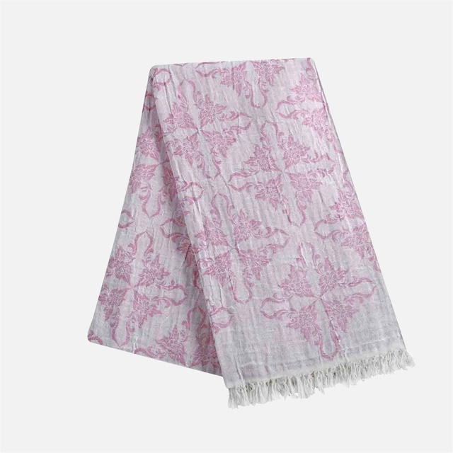 Kare Mozaik Desenli Peştemal Havlu