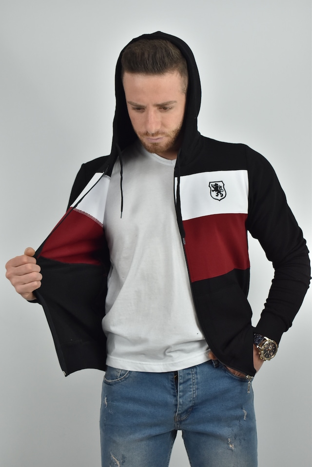 ZİDAN 1897 İKİ BEDEN DAR KESİM FERMUARLI ERKEK SWEATSHIRT