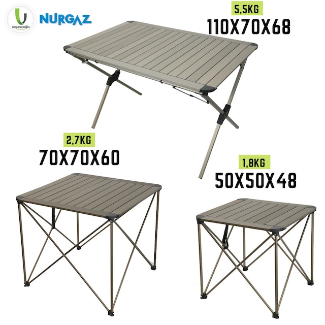 Nurgaz Campout Alüminyum Kamp Masası