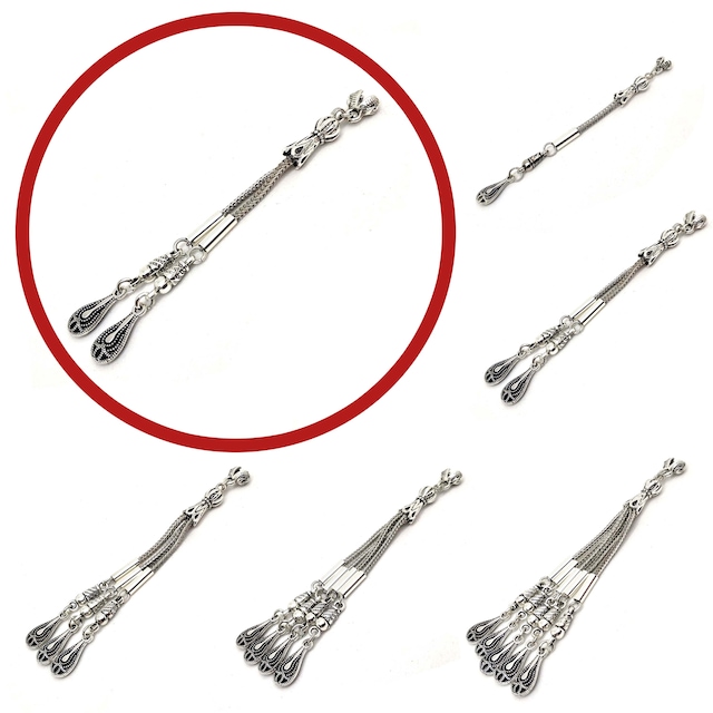 1-2-3-4-5 Dallı Tesbih Püskülü Süper İşçilik Kaliteli Malzeme