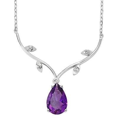 Pırlanta Ametist Kolye gmy128