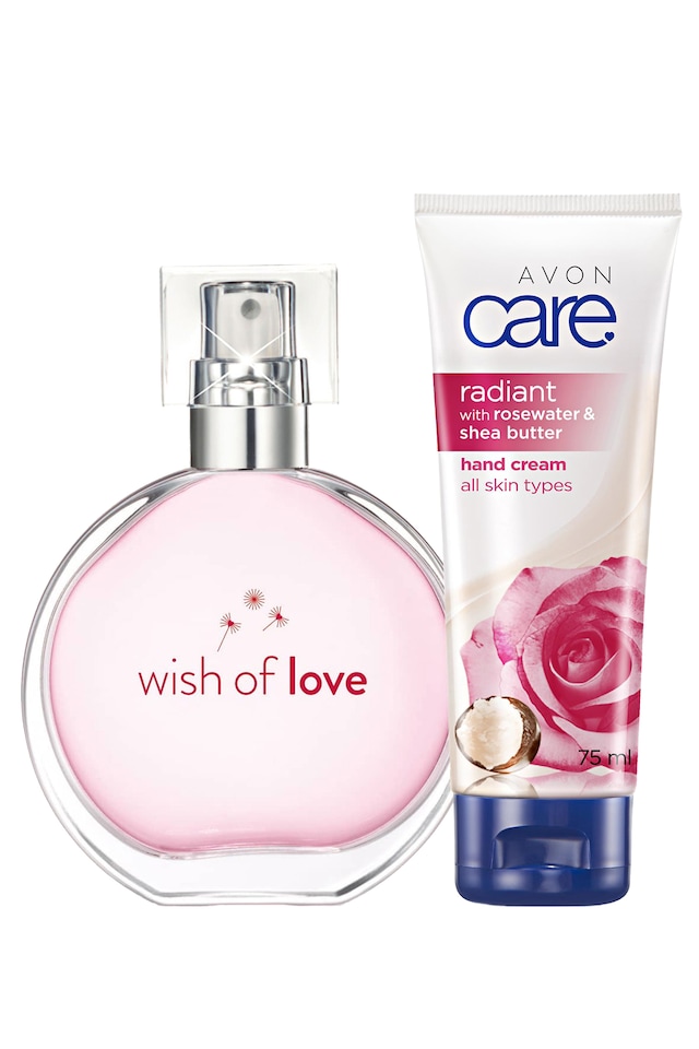 Avon Wish of Love Kadın EDT 50 ML + Care Gül ve Shea Özlü El Kremi 75 ML