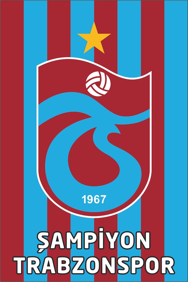 Şampiyon Trabzonspor Bayrağı