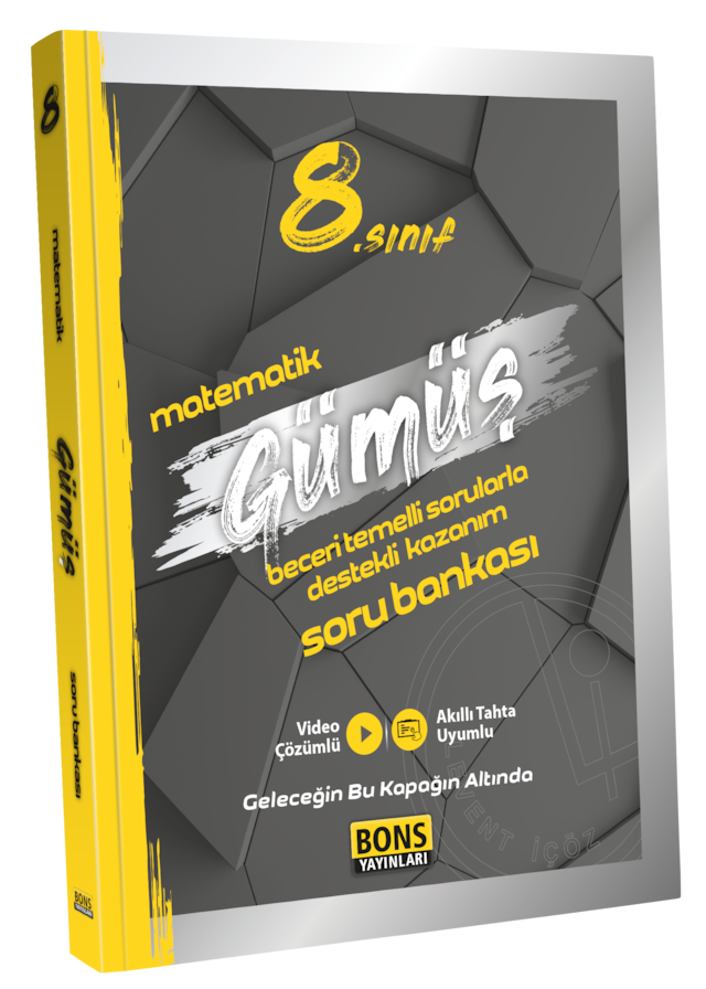 2022 Bons Yayınları 8.Sınıf GÜMÜŞ Matematik Soru Bankası