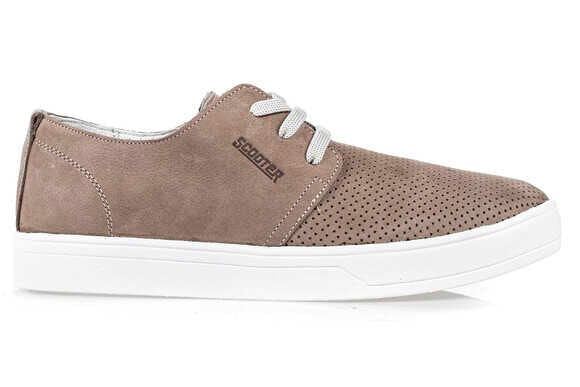 Scooter Deri Gri Erkek Ayakkabı M1045NG