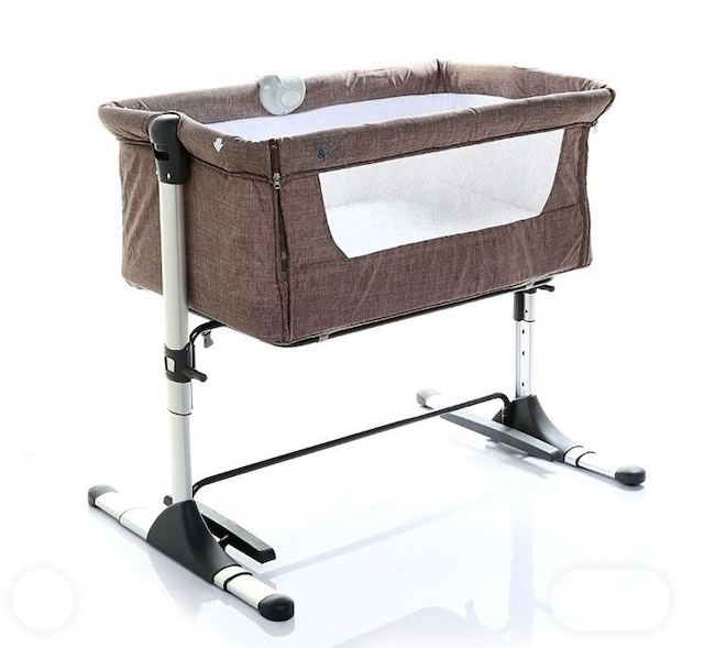 baby plus Safe Side Anne Yanı Beşiği - Kahverengi