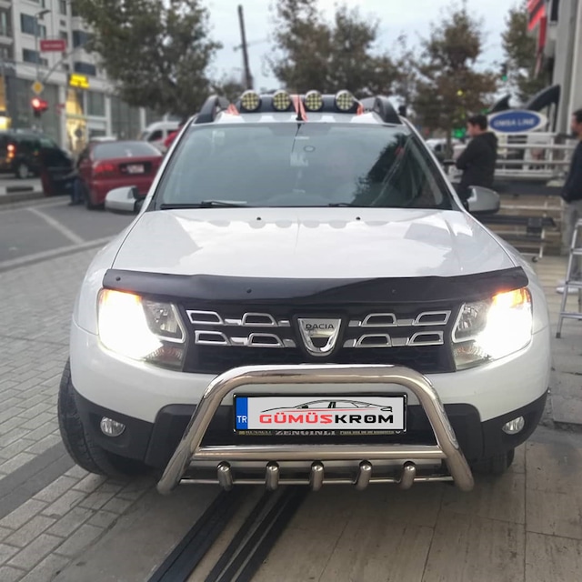 Dacia Duster Ön Tampon Krom Koruma Demiri