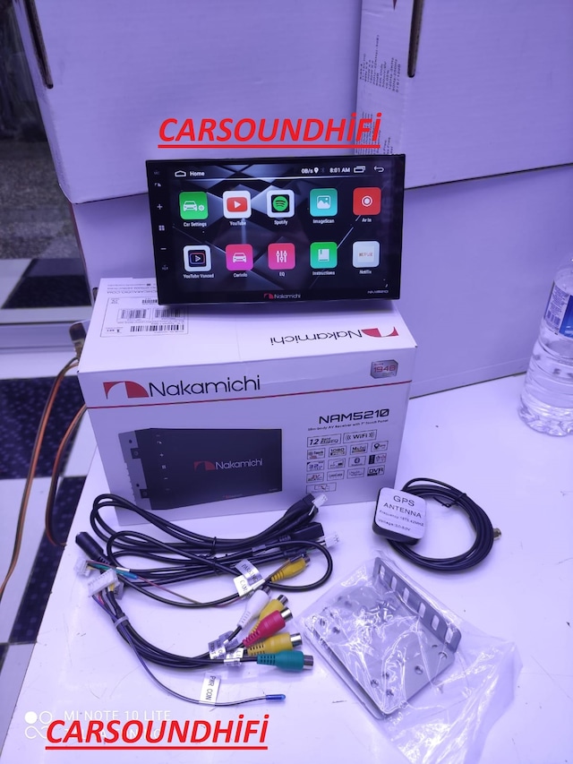 Japon Nakamichi Nam 5210 Android 2cg Ram 32cg hafıza 11.1 işlemci