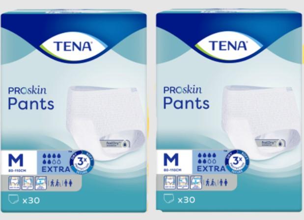 Tena 5.5 Damla Külotlu Hasta Bezi Orta Boy M 2 x 30'lu 60 Adet