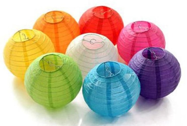 Japon Feneri 1 Adet 35 cm 8 Renk Seçeneği