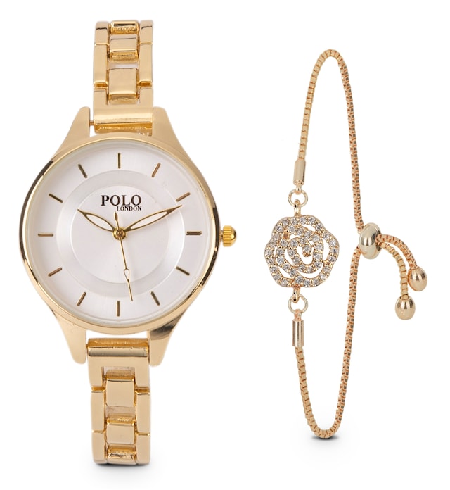 Polo London Kadın Kol Saati Bileklik Hediyeli 3012