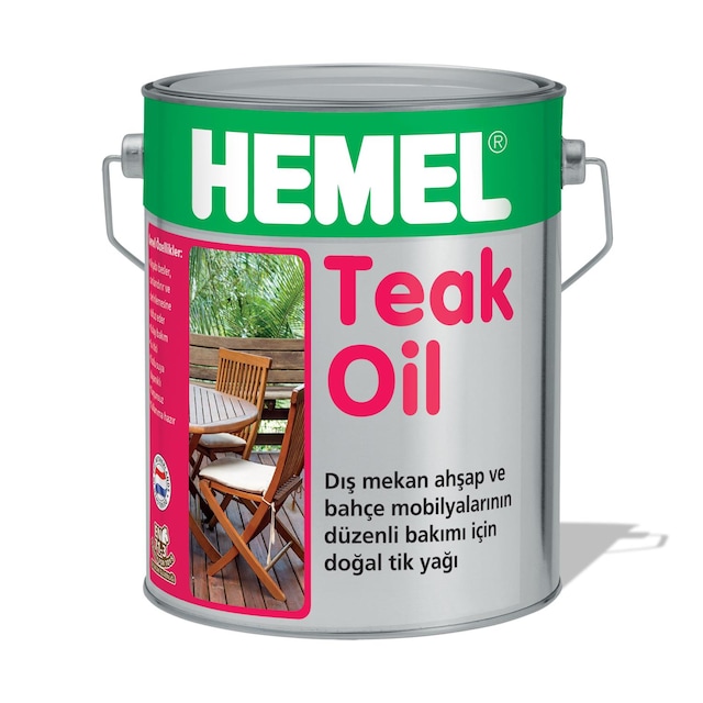 HEMEL Teak Oil - 1.Sınıf Tik Yağı ( 0.75 - 2.5 - 5 - 15 Lt )