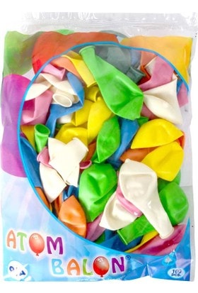 14A BALON KARIŞIK RENKLİ 100 ADET