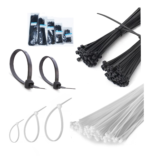 10cm 15cm 20cm 25cm 30cm 40cm Kablo Bağı Cırt Kelepçe 100lü