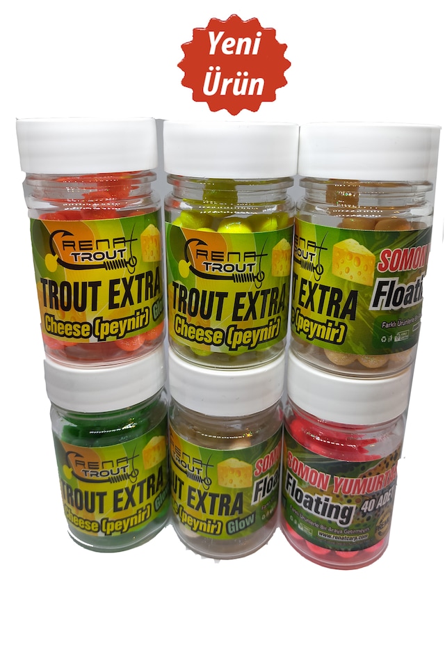 Renat Trout Extra Somon Yumurtası Yüzen Alabalık Yemi  Peynir