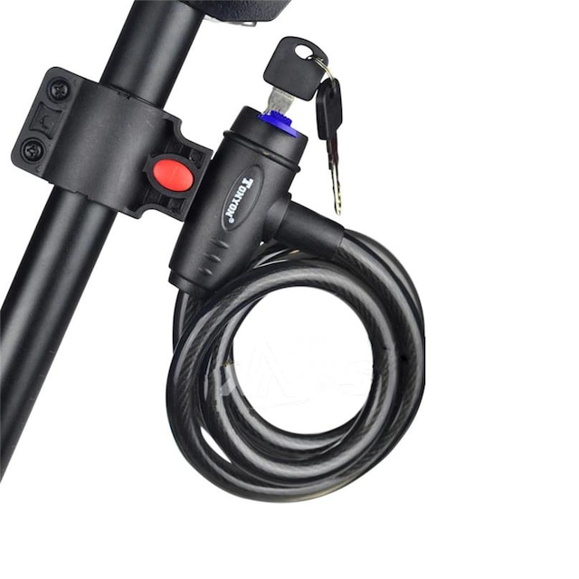 Tonyon Anahtarlı Çelik Kilit Bisiklet Motosiklet Güvenlik Kilidi