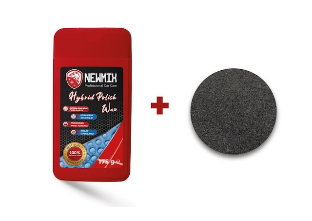 Newmix Hybrid Polish Wax 175gr+Uygulama Süngeri
