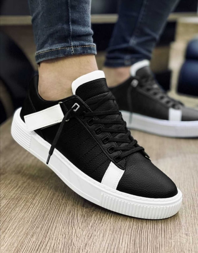 Savaş Erkek Günlük Sneaker Ayakkabı - Siyah
