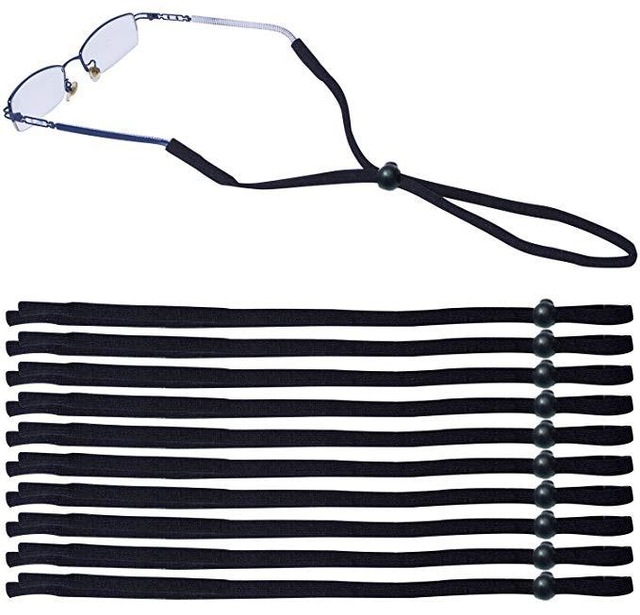 10 Adet Siyah Sporcu Gözlük İpi