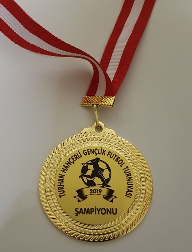 MADALYA 1 ADET ALTIN GÜMÜŞ BRONZ RENK