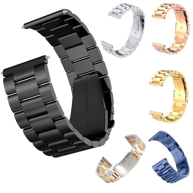 18mm 20mm 22mm 24mm 26mm 28mm Paslanmaz Çelik Metal Saat Kordonu