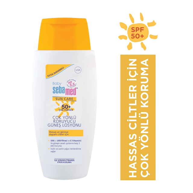 Sebamed Çok Yönlü Koruyuculu SPF50+ Bebek Güneş Losyonu 150 ML