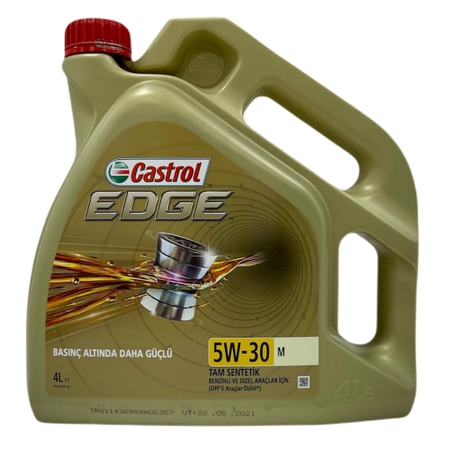 Castrol Edge 5W-30 M Tam Sentetik DPF Motor Yağı  4 L