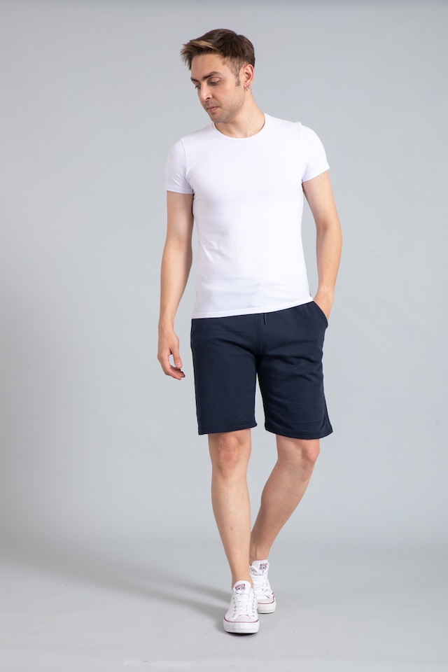 Erkek Penye Pamuklu Şort Tampap